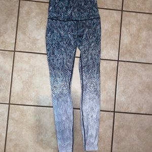 Lululemon wunder under high rise (dazzle nulux)